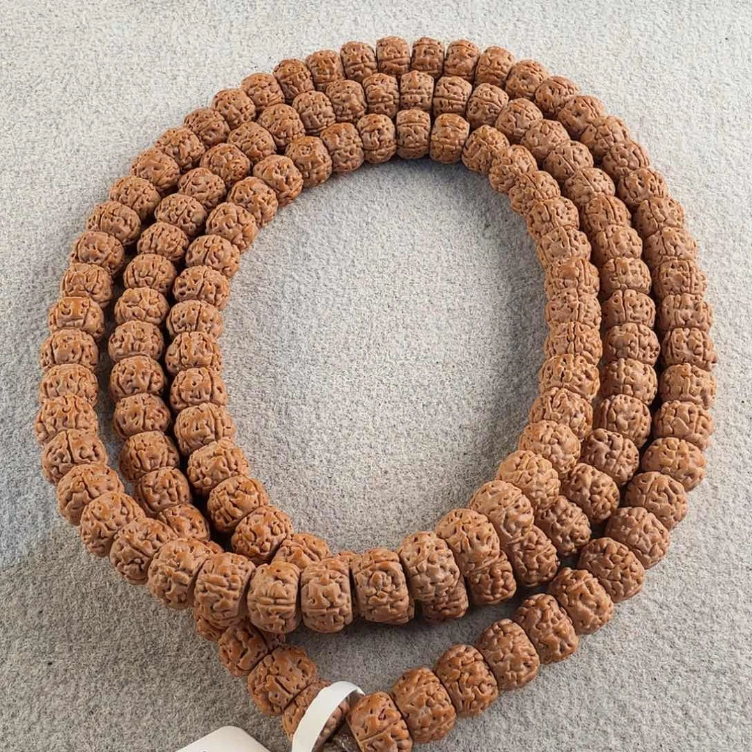 金刚菩提吊坠红皮盘龙108