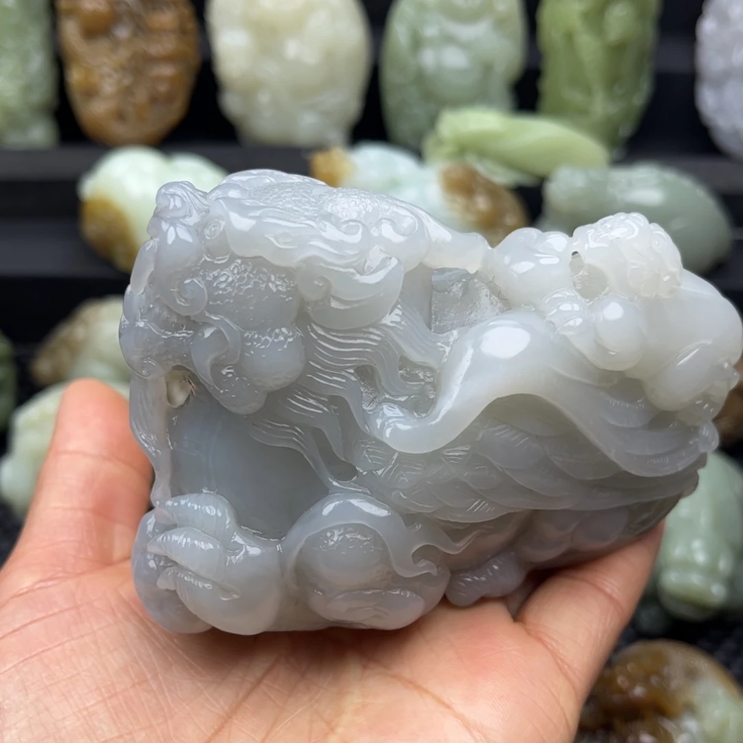 和田玉把件未镶嵌天**和