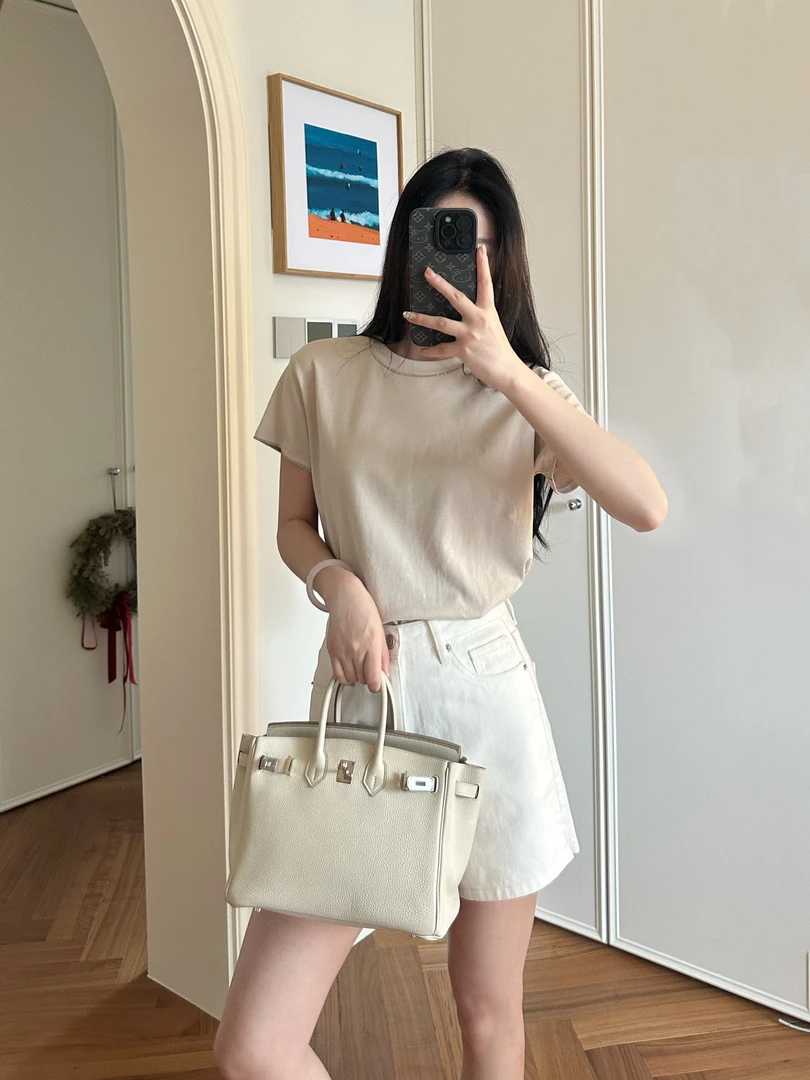 LESSMOI  一眼识得的矜贵 珠链老钱T恤