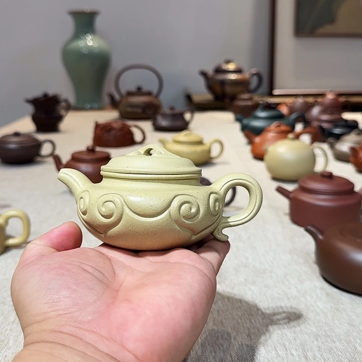 茶壶紫砂仿古如意180cc