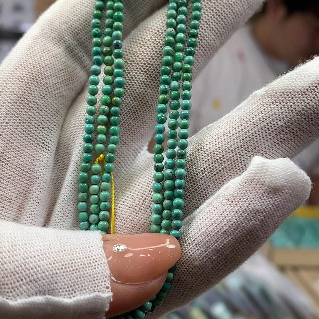 绿松石未镶嵌挂件