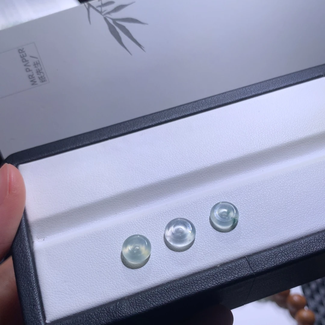 翡翠散珠高冰平安扣卡7.9～8.5选其一