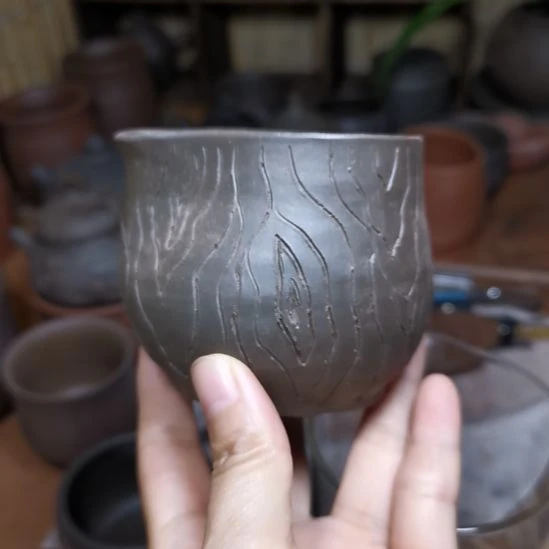 广西钦州坭兴陶公道杯