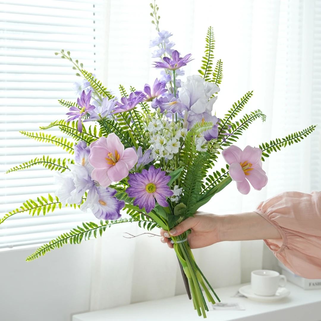 假花花束仿真花摆设高级感逼真高档花餐桌花装饰轻奢高端花艺摆件