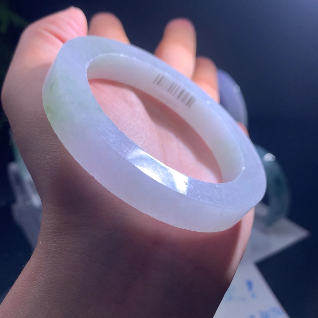 未镶嵌手镯定制翡翠小清新55-59