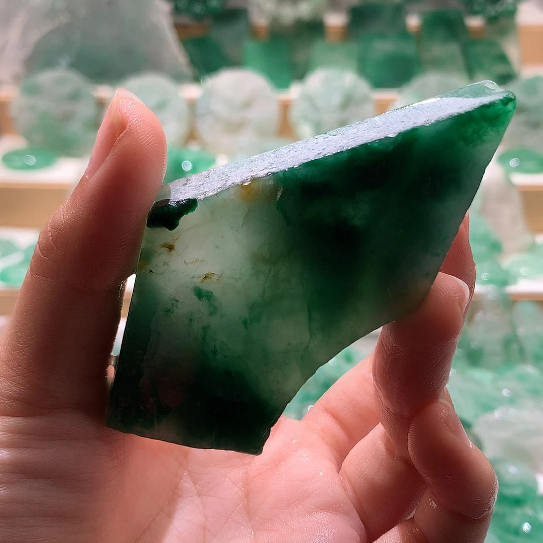 石英质玉未镶嵌珠宝半成品
