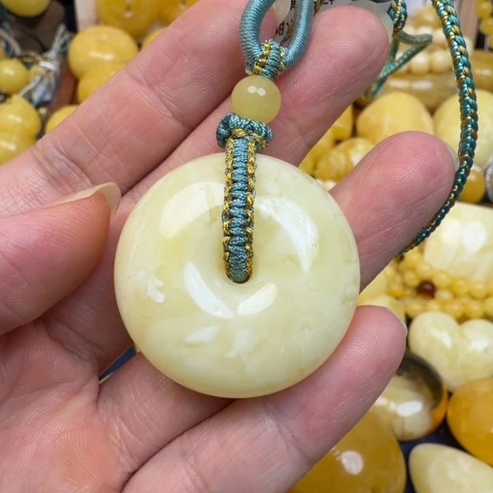 蜜蜡未镶嵌颈饰天然蜜蜡