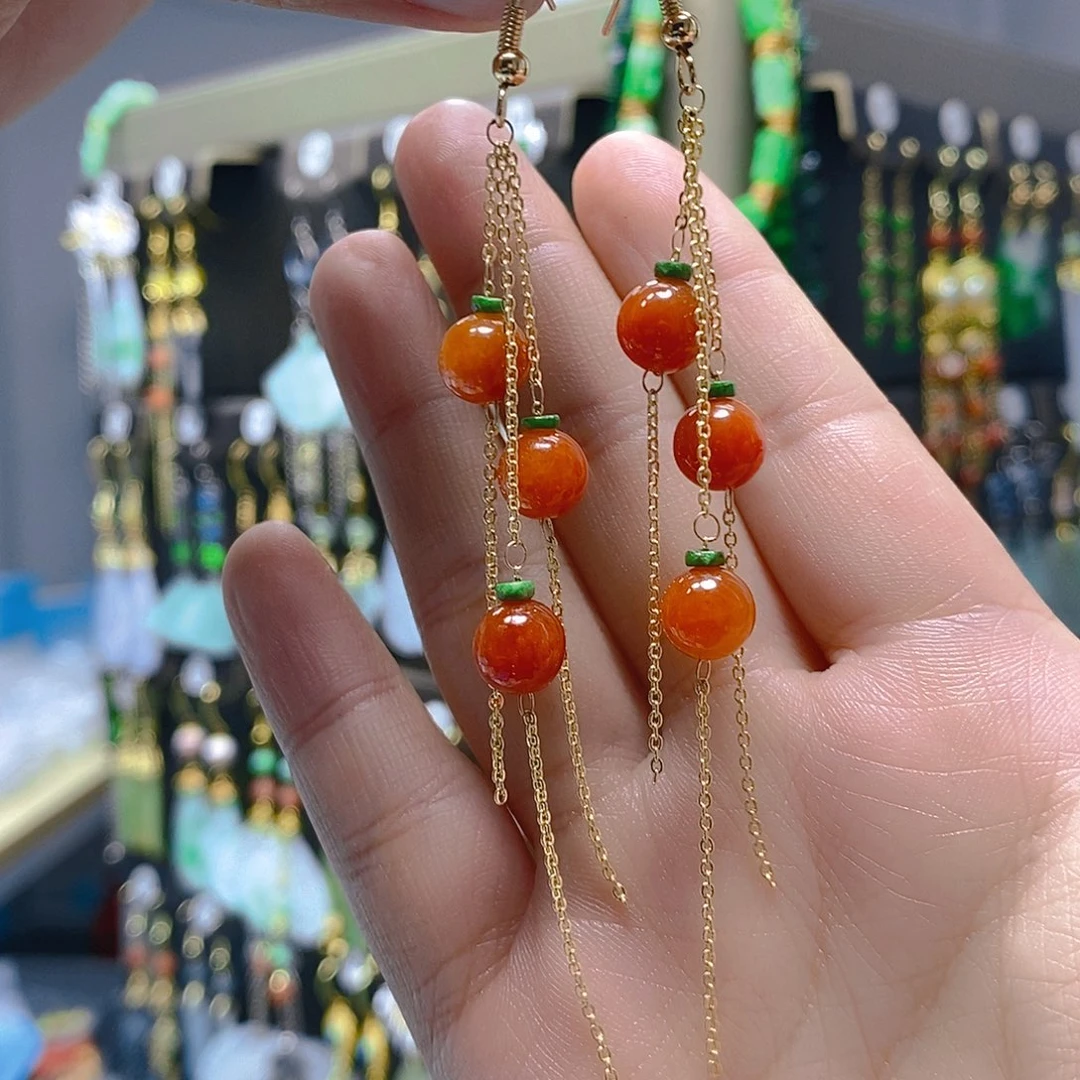 未镶嵌翡翠耳饰翡翠