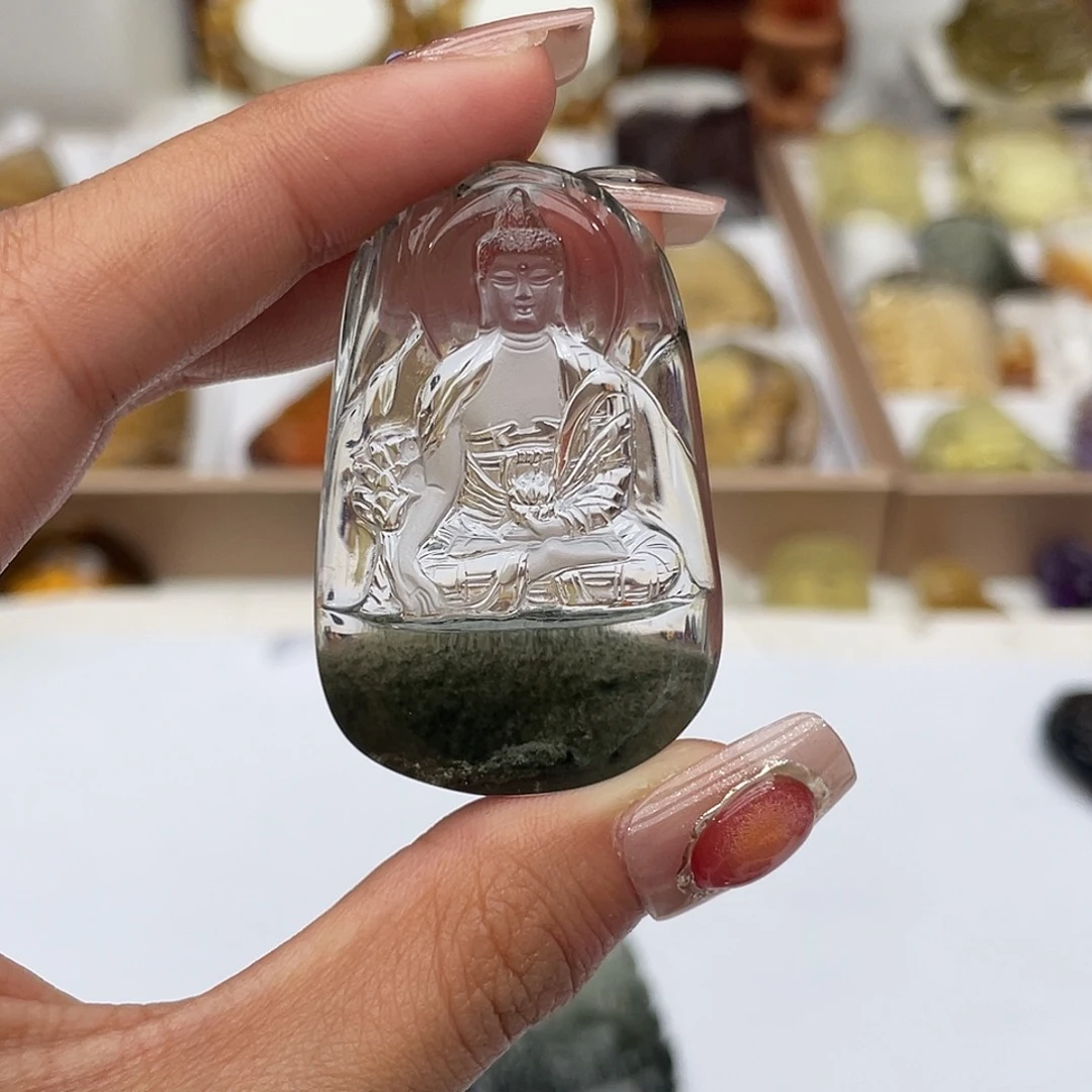 老***哥水晶颈饰未镶嵌定制吊坠