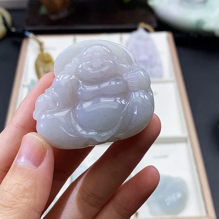 颈饰未镶嵌翡翠刚缅甸翡翠a货