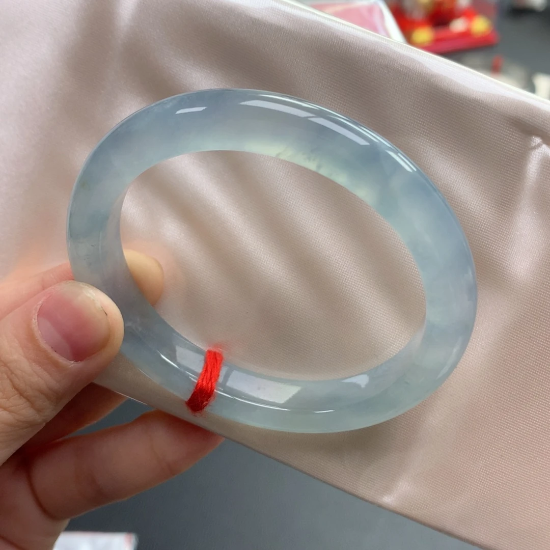 翡翠未镶嵌手镯21号