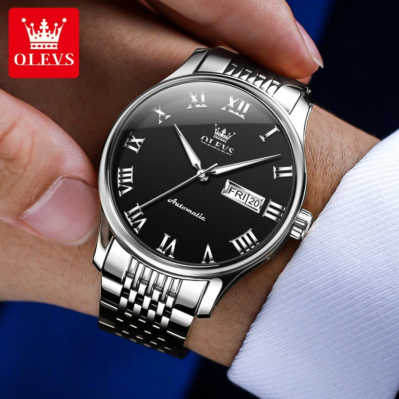 简约大气瑞士认证正品牌全自动机械手表配饰高贵上档次男士表防水