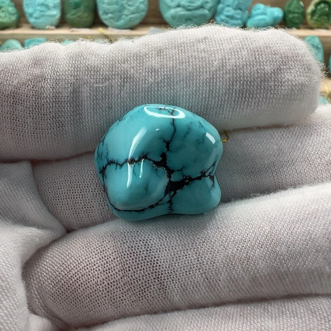 未镶嵌绿松石随形18mm