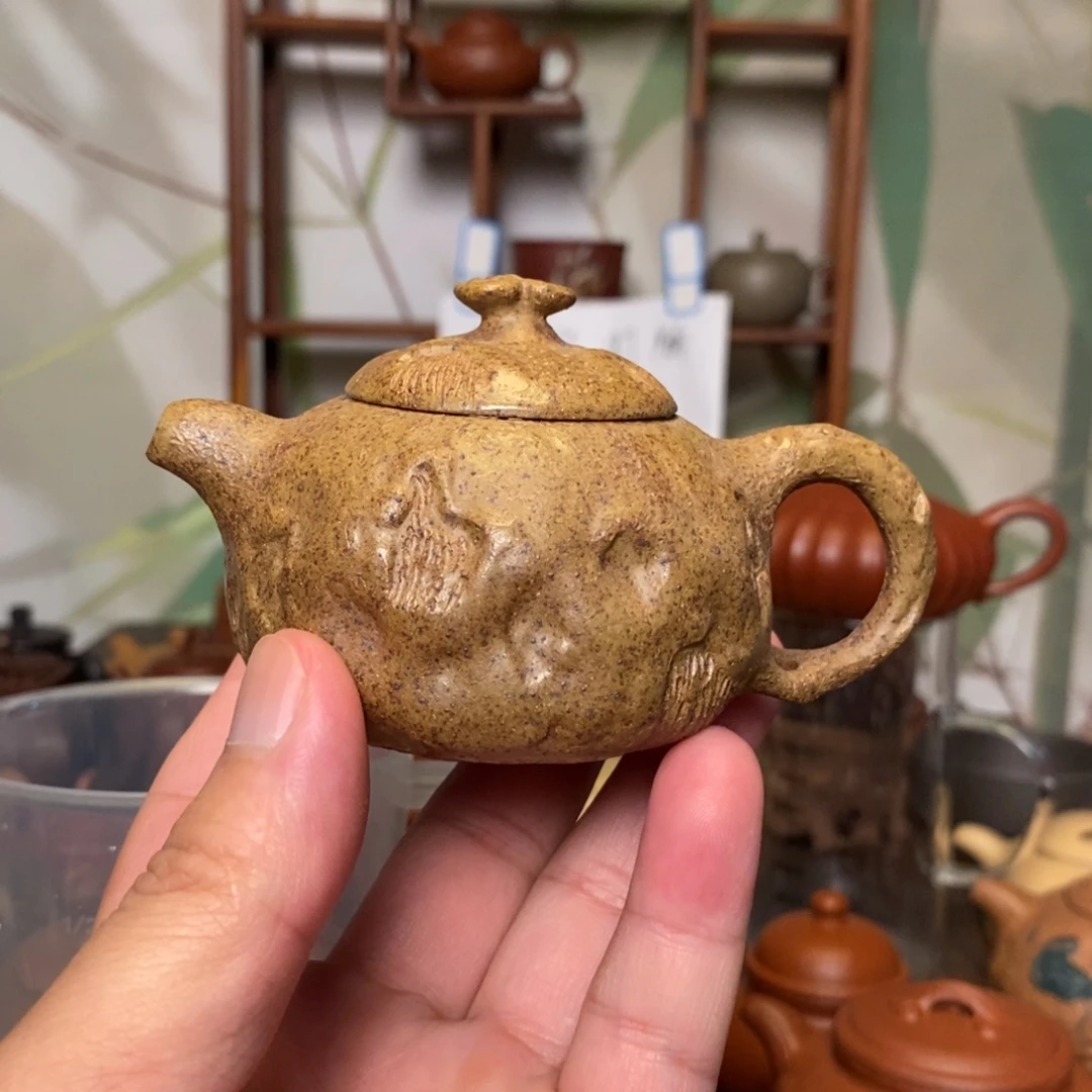 茶壶紫砂段泥柴烧窑变供春