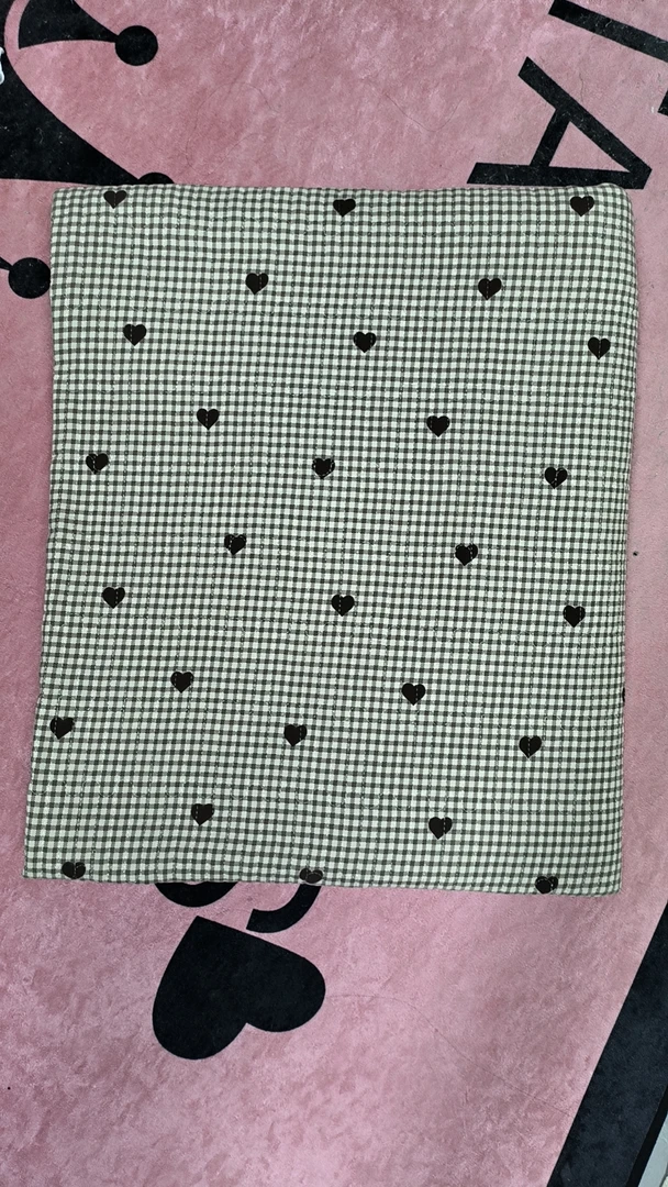 【焦糖爱心】A类双面加厚绗缝透气柔软防滑水洗四季通用床盖