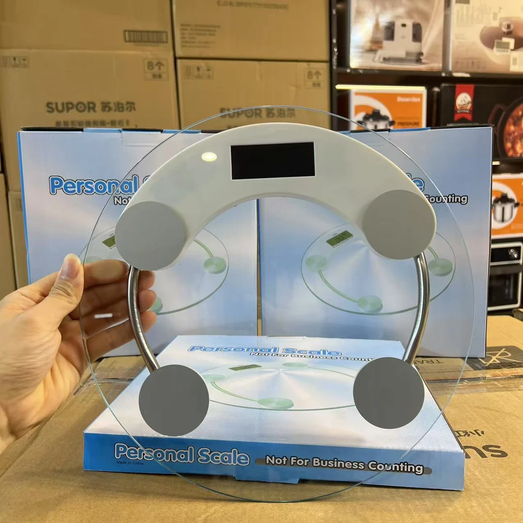 1220 透明秤电子秤体重秤透明圆秤人体秤家用体重秤  MX-NH