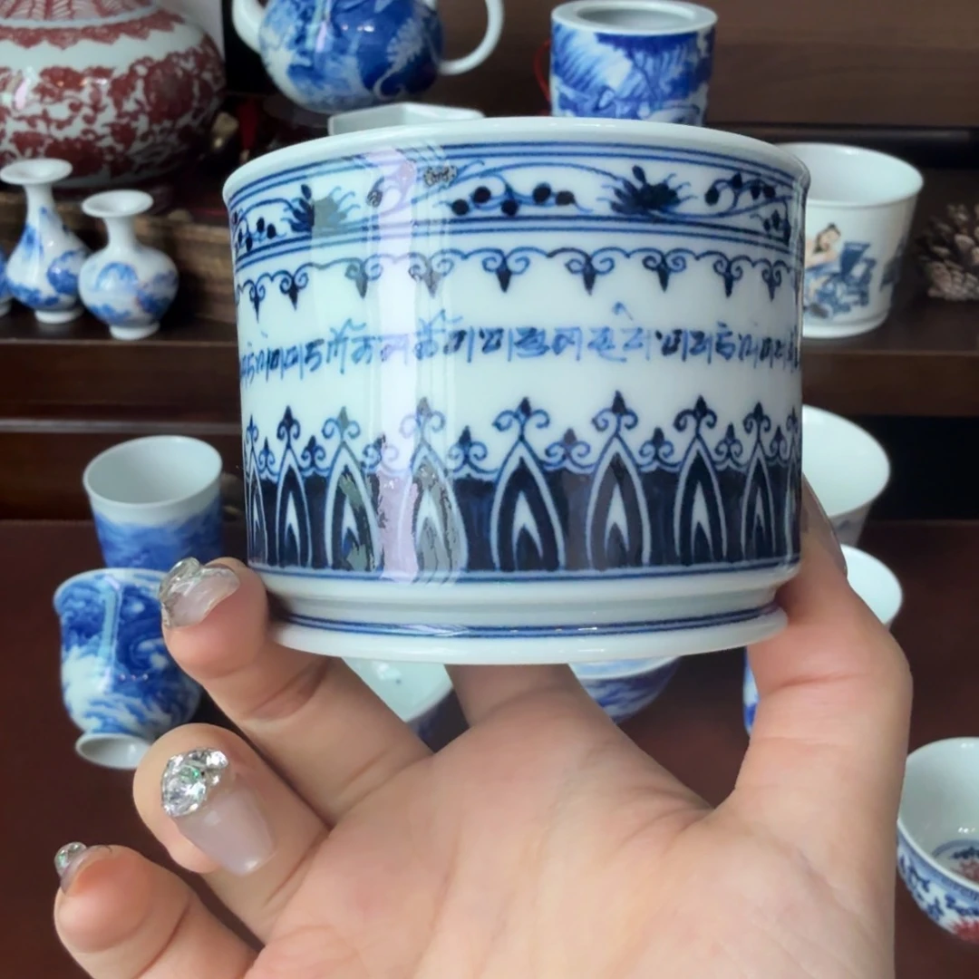 杯景德镇全手绘瓷器