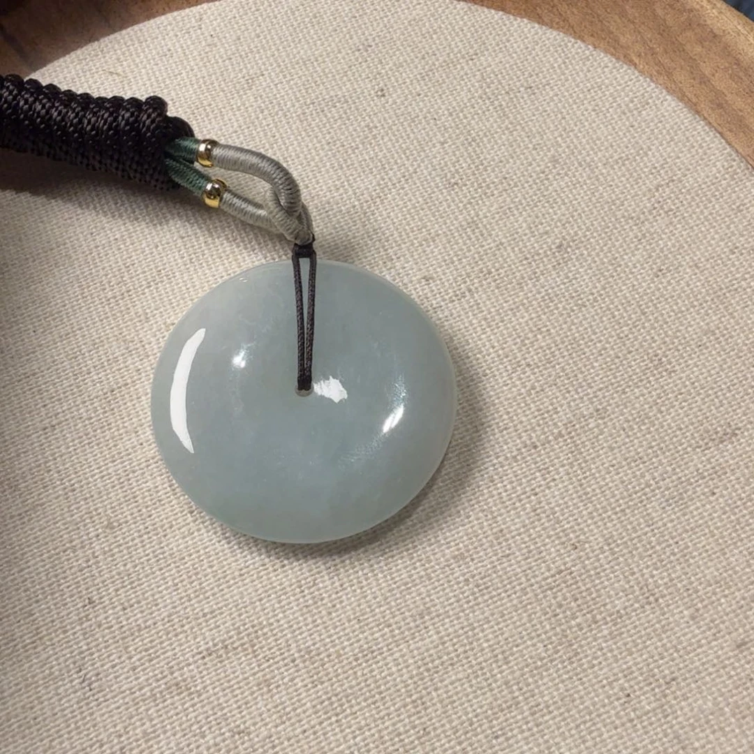 翡翠裸石翡翠福利平安扣