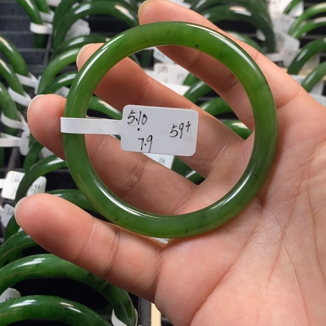 和田玉（碧玉）未镶嵌手镯59