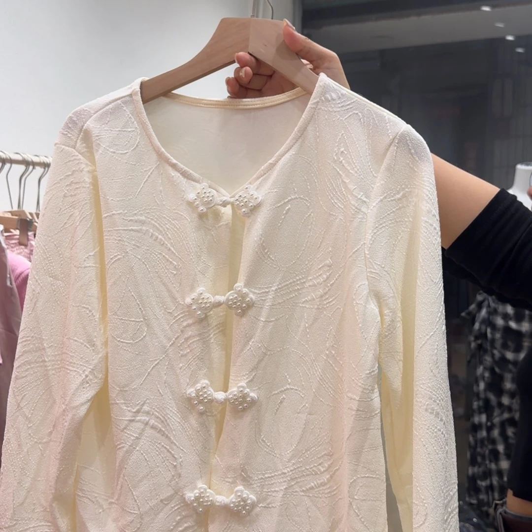 棉新中式长袖上衣120斤内