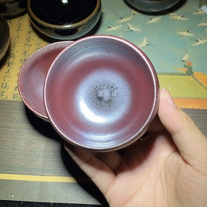 ****友建盏龙窑柴烧手工