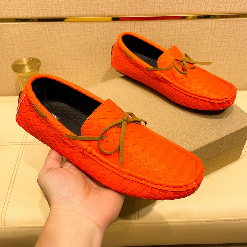 外贸大码豆豆鞋男懒人2025新款潮流韩版软底休闲鞋一脚蹬夏季男鞋