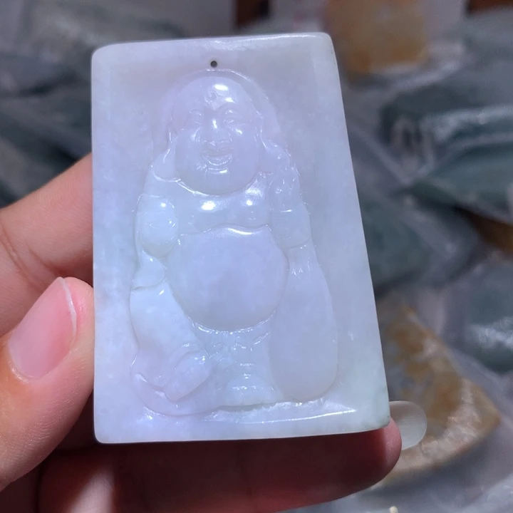 翡翠未镶嵌颈饰保真天然A货翡翠