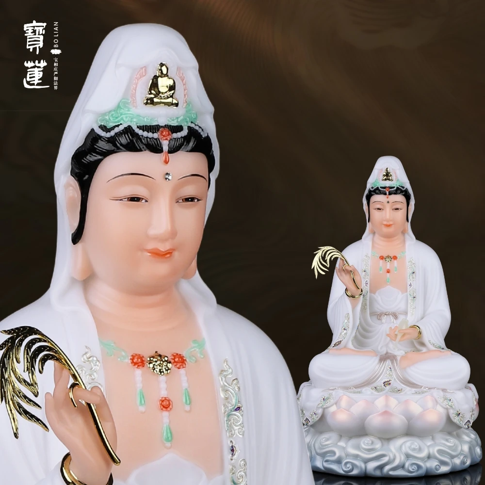 汉白玉祥云观音菩萨佛像释迦牟尼佛地藏王菩萨弥勒佛家用摆件
