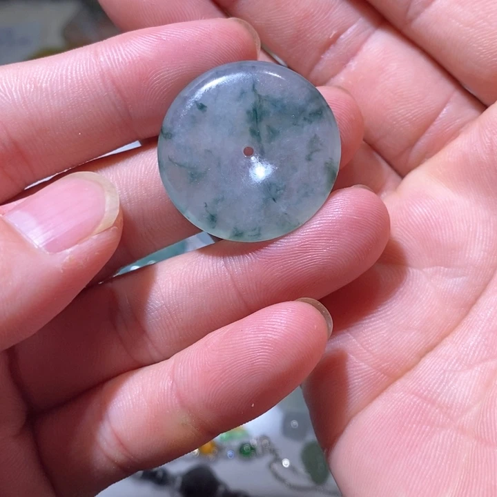 定制翡翠未镶嵌天然翡翠a货平安扣