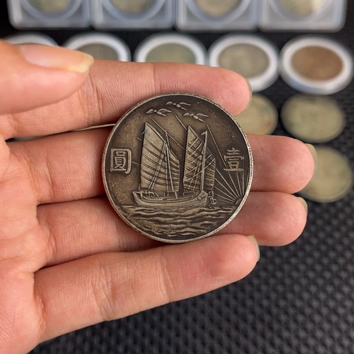 金属大头龙洋船洋工艺品
