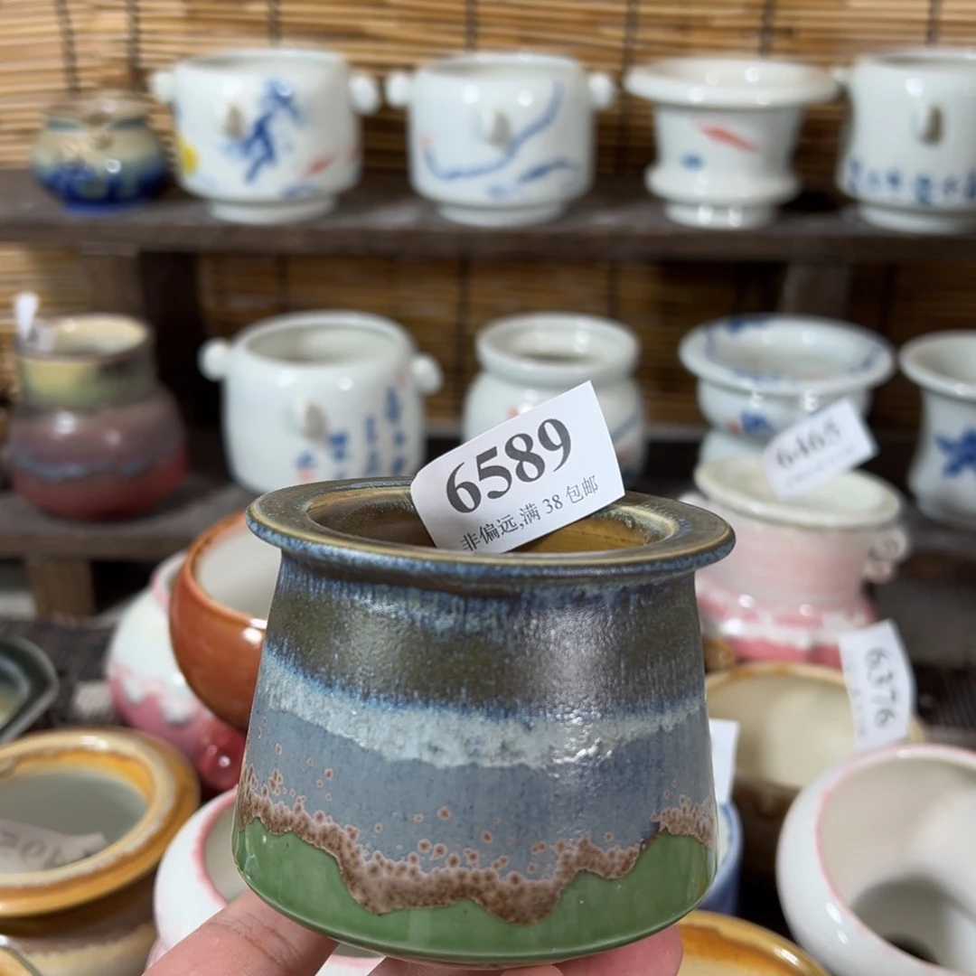 口5景德镇手工花盆