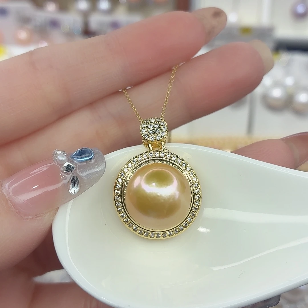 淡水珍珠颈饰合金