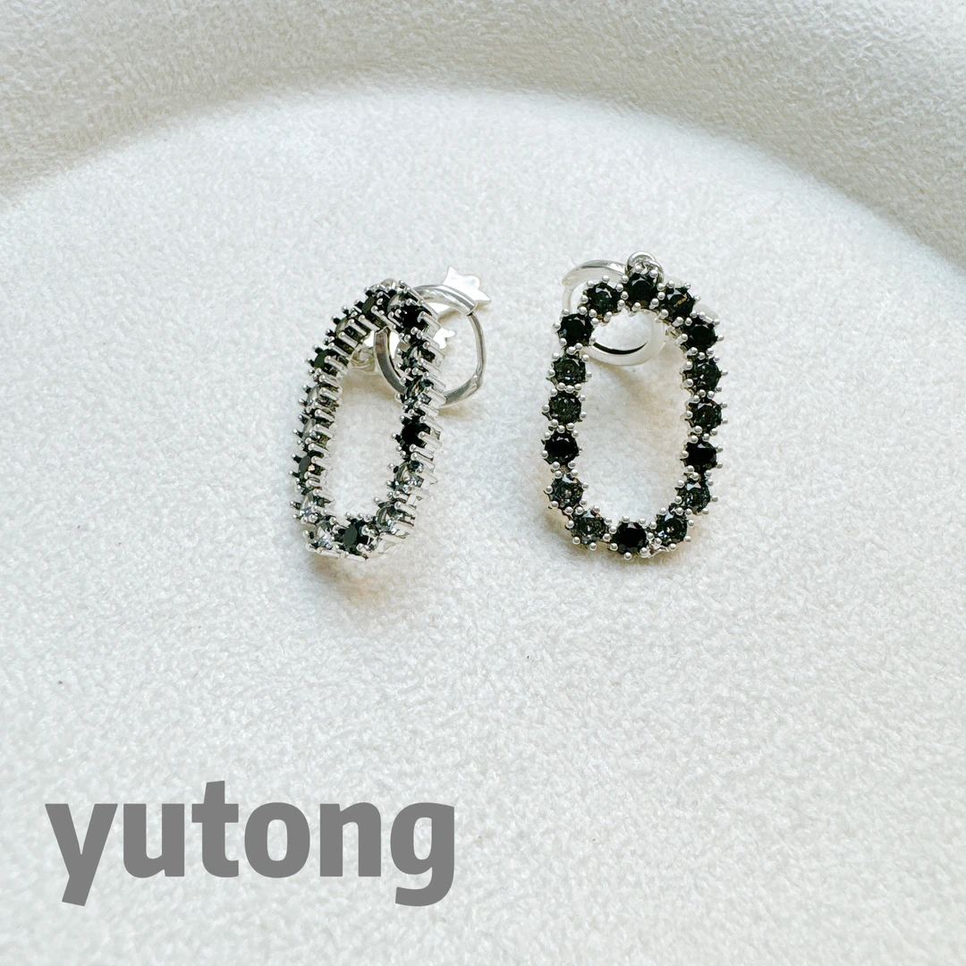 铜合金锆石耳饰 【雨桐轻奢饰品】设计款耳环YT03323