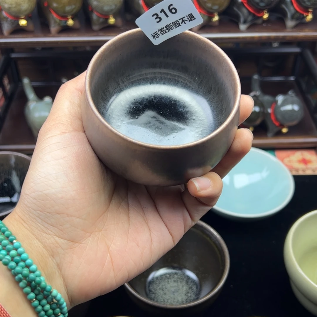 念***空顾佳敏全手工柴烧建盏316