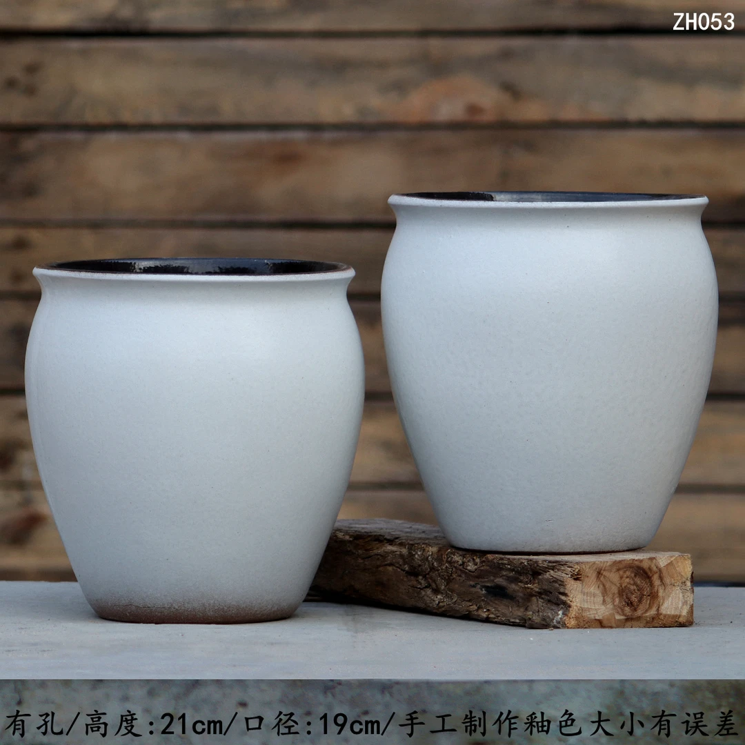 创意个性粗陶花盆大口径家用多肉老桩植物盆栽花盆ZH053