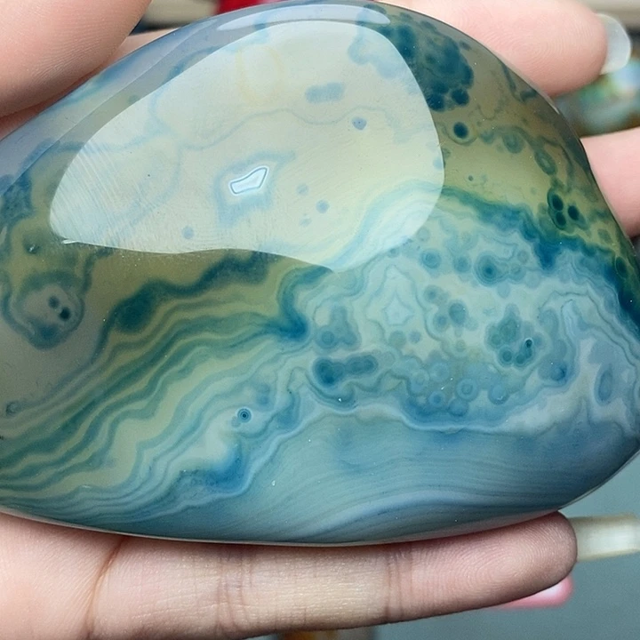 美***光玛瑙/玉髓未镶嵌吊坠(不含链)