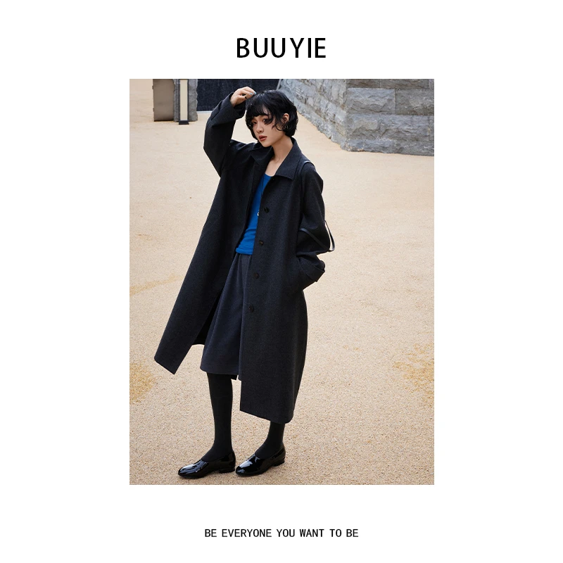 BUUYIE 25SS【云骞】极简风设计款时尚高端宽松外套 250878