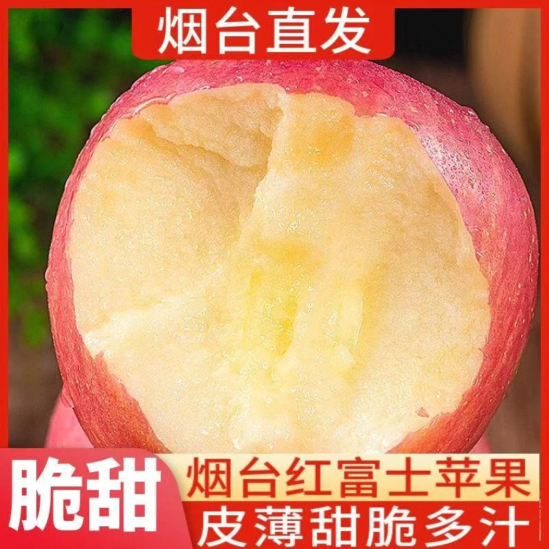 烟台栖霞苹果正宗山东红富士产地直发脆甜多汁当季新鲜水果好吃