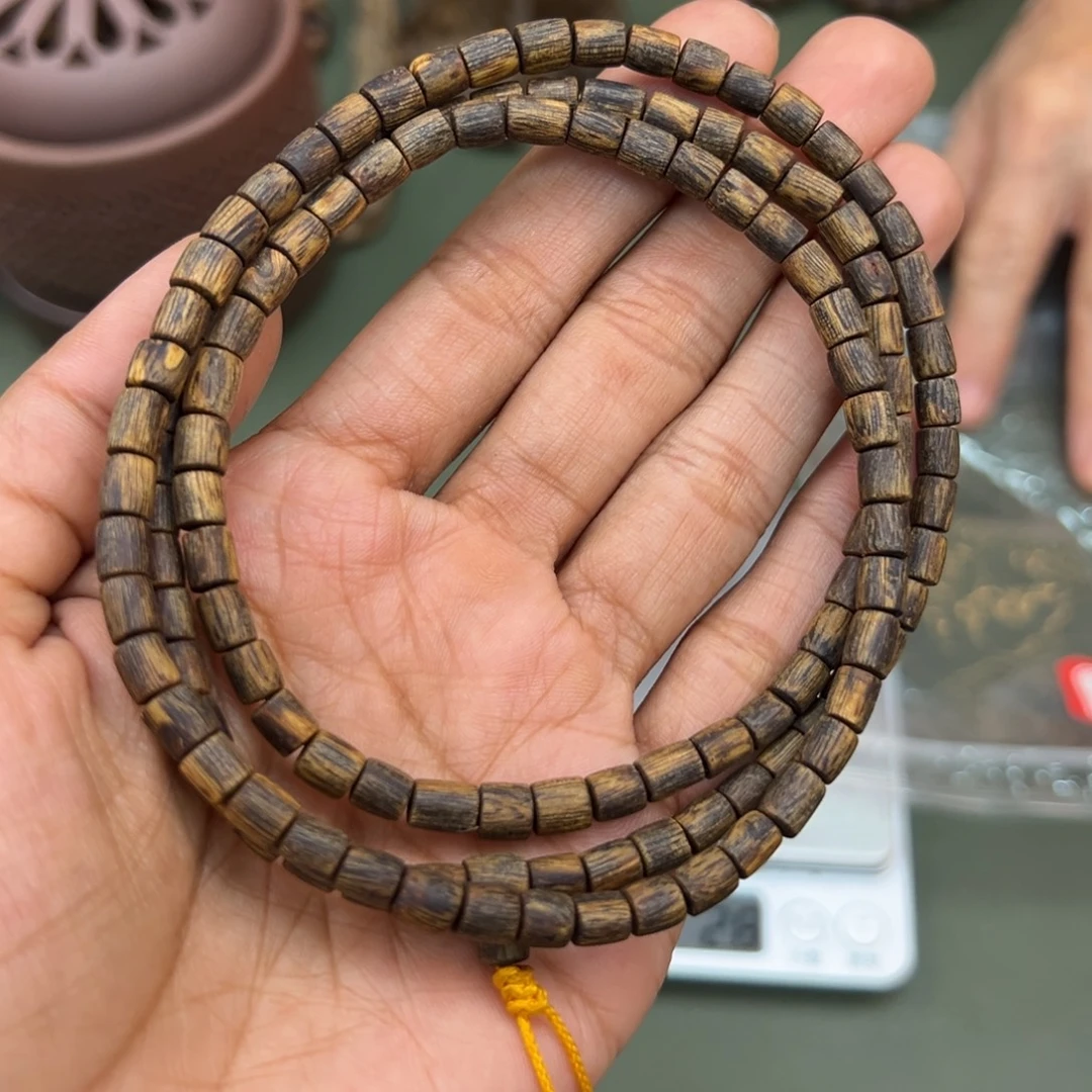手串沉香红土乌身沉水树心油卡5/14g多圈多样性发一