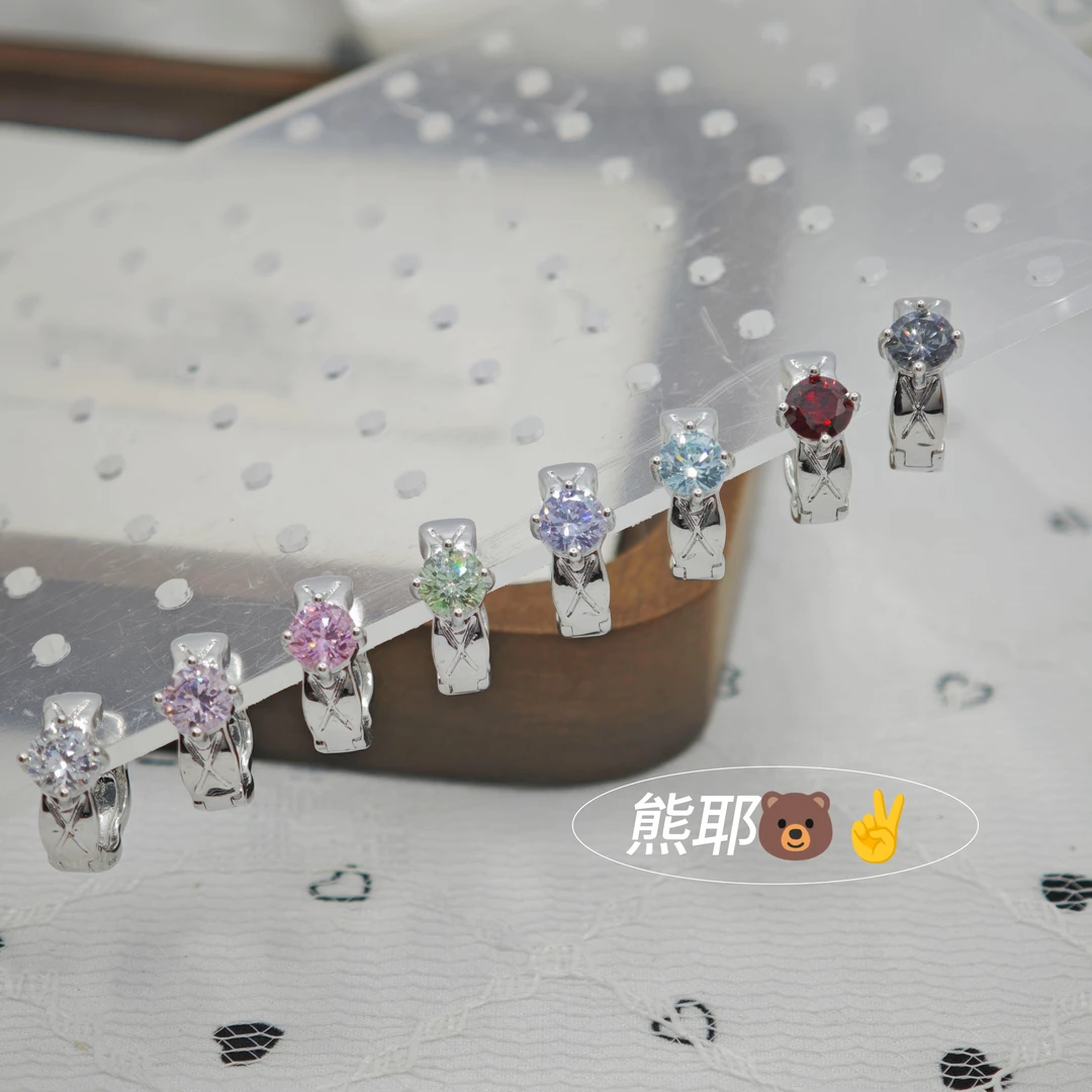 钛钢耳饰 简约直针耳圈防过敏养耳洞医用钛钢耳钉钛钢耳圈简约