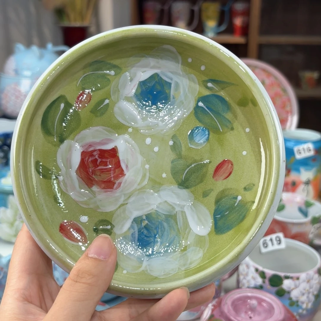 景德镇手绘高温釉下彩陶瓷茶具