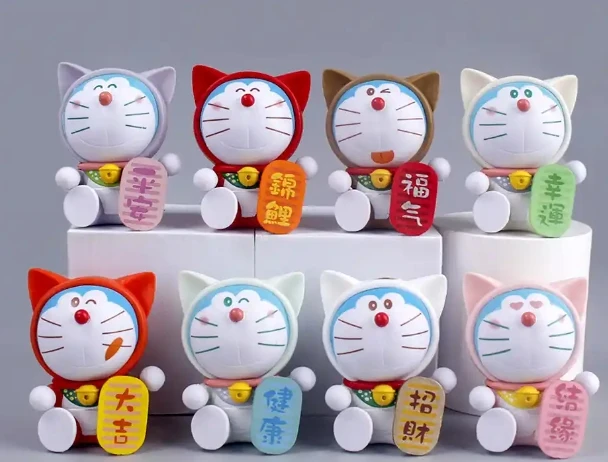 妍妍潮玩祈福哆啦随机摆件一个（微瑕）