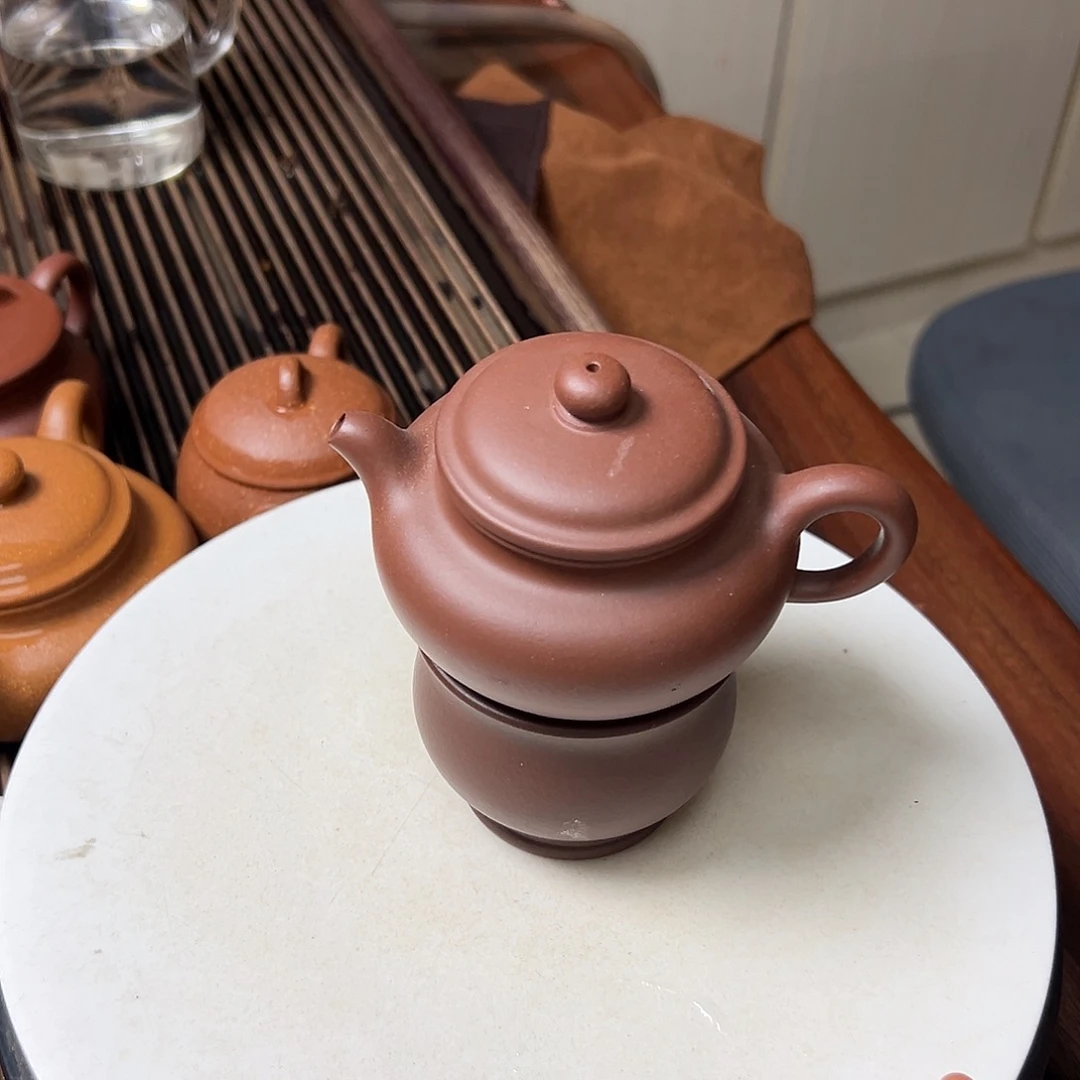 紫泥茶壶紫砂壶等传统