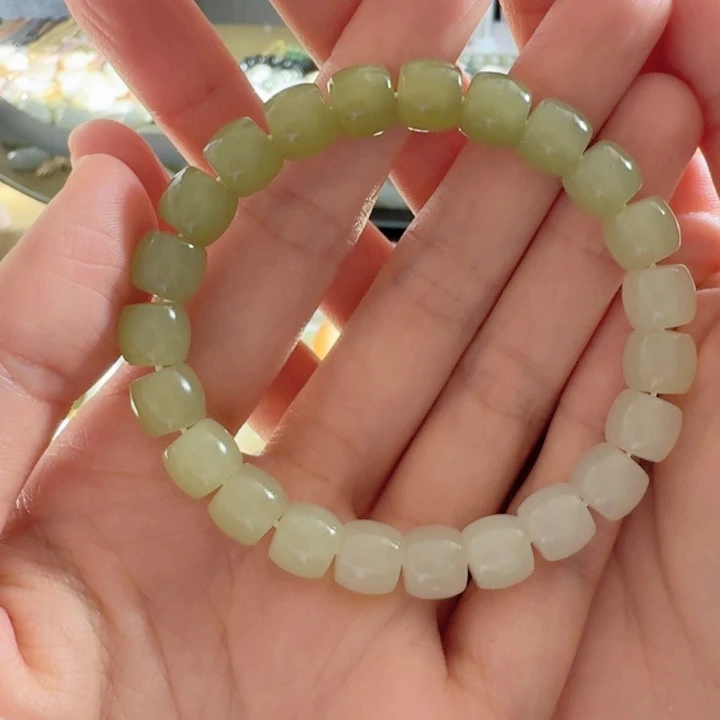 和田玉未镶嵌手链