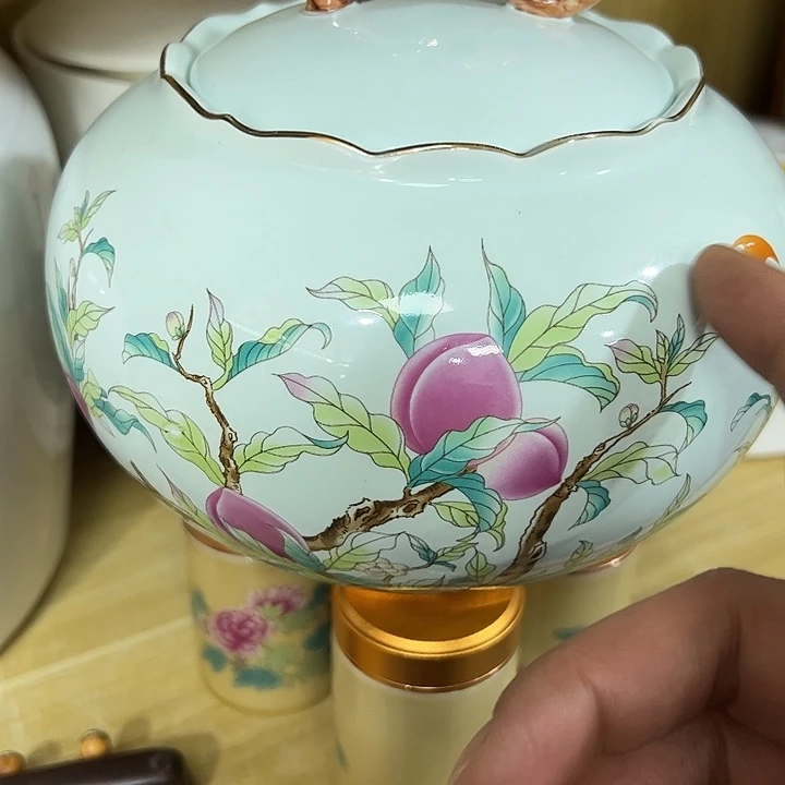 茶叶罐陶瓷家用储物罐瑕疵品介意勿拍