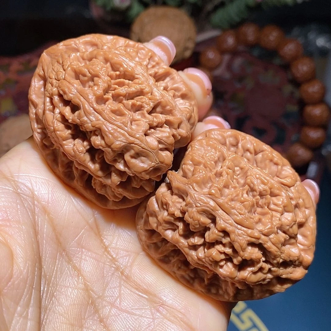 文玩核桃把件43粗筋