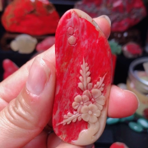 昌化鸡血石昌化鸡血石挂件