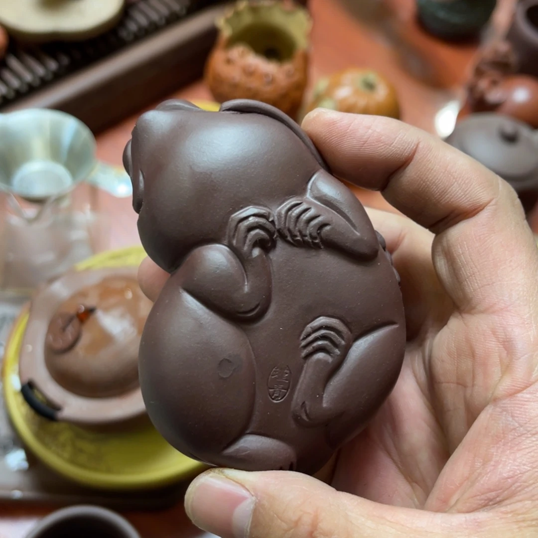 紫砂茶宠紫砂瑕疵