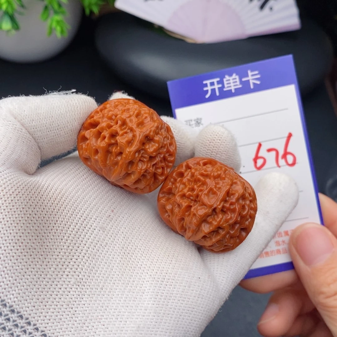 文玩核桃把件35龙眼676