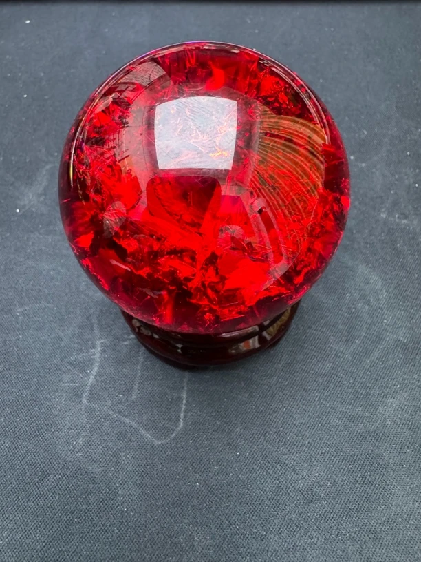 正品珠宝时尚百搭红玻陨（多样性拍一发一）